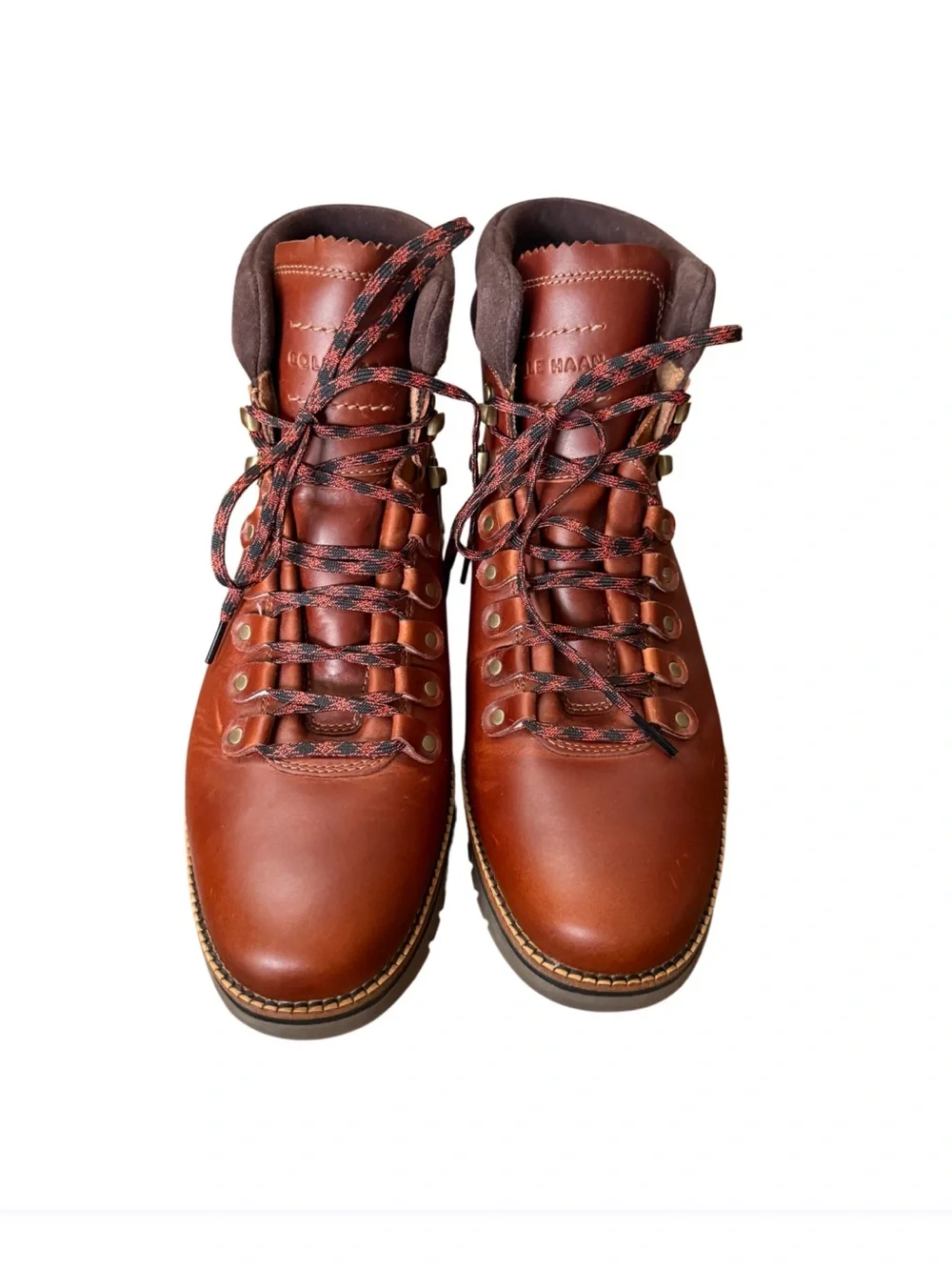 Cole Haan Zerogrand Men's Waterproof Brown Leather Hiker Boots - Size 9M